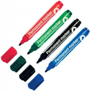 Marker permanentny czarny SŁOIK